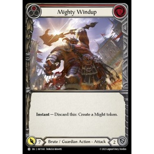 FaB Löskort: Heavy Hitters: Mighty Windup (Red) (Rainbow Foil)