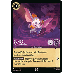 Lorcana Löskort: Fabled: Dumbo - The Flying Elephant (Foil)