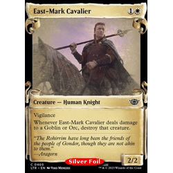 Magic löskort: The Lord of the Rings: Tales of Middle-earth: East-Mark Cavalier (alternative art) (Silver Foil)