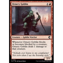 Magic löskort: Ravnica: Cluedo Edition: Ornery Goblin