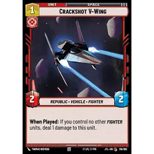 Star Wars: Unlimited Löskort: Jump to Lightspeed: Crackshot V-Wing
