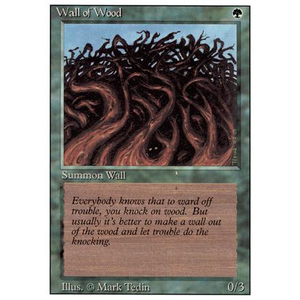 Magic löskort: Revised: Wall of Wood