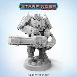 Starfinder Miniatures: Vesk Mercenary