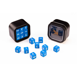 D6 Series: Opaque, Blue  - 18-die Set (Acrylic)