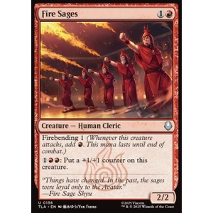 Magic löskort: Avatar: The Last Airbender: Fire Sages (Foil)