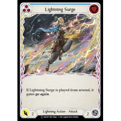 FaB Löskort: Tales of Aria Unlimited: Lightning Surge (Blue) (Rainbow Foil)