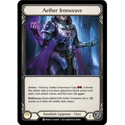 FaB Löskort: Monarch 1st Edition: Aether Ironweave (Cold Foil)