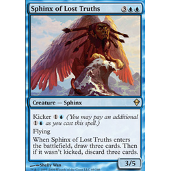 Magic löskort: Zendikar: Sphinx of Lost Truths