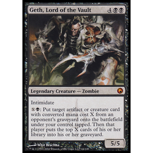 Magic löskort: Scars of Mirrodin: Geth, Lord of the Vault (Foil)
