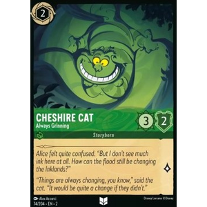 Lorcana Löskort: Rise of the Floodborn: Cheshire Cat - Always Grinning