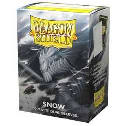 Card Sleeves Standard Matte Dual Snow (100 in box) (Dragon Shield)