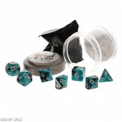 Lucky Dice - Teal And Black