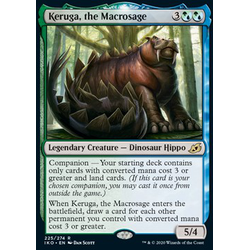 Magic löskort: Ikoria: Lair of Behemoths: Keruga, the Macrosage (Foil)