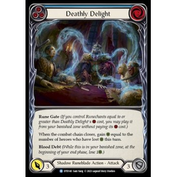 FaB Löskort: Dusk till Dawn: Deathly Delight (Blue) (Rainbow Foil)