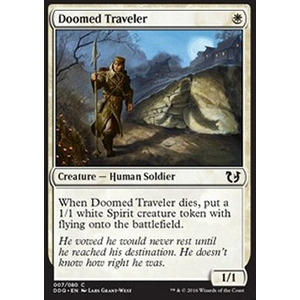 Magic löskort: Duel Deck: Blessed vs. Cursed: Doomed Traveler