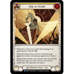 FaB Löskort: Monarch 1st Edition: Ode to Wrath