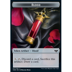 Magic löskort: Innistrad: Crimson Vow: Blood Token