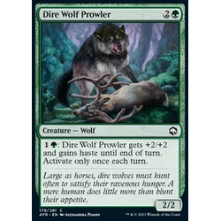 Magic löskort: Adventures in the Forgotten Realms: Dire Wolf Prowler