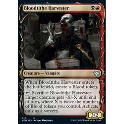 Magic löskort: Innistrad: Crimson Vow: Bloodtithe Harvester (alternative art)