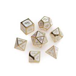 Gold Series: White 7-die set