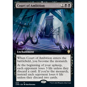 Magic löskort: Commander Legends: Court of Ambition (alternative art)