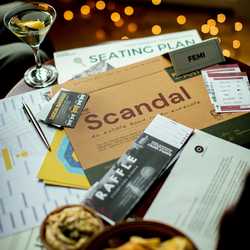 An Escape Room in An Envelope: The Scandal (Dinner Party Edition)