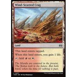 Magic löskort: Tarkir: Dragonstorm: Wind-Scarred Crag