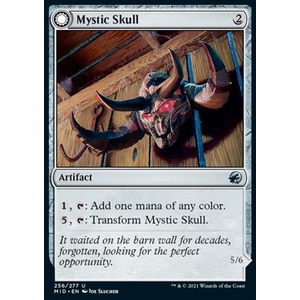 Magic löskort: Innistrad: Midnight Hunt: Mystic Skull // Mystic Monstrosity