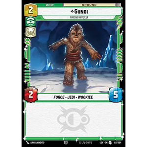 Star Wars: Unlimited Löskort: Legends of the Force: Gungi, Finding Himself