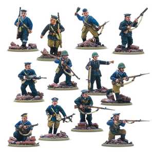 Soviet Naval Brigade Squad (resin) (12)