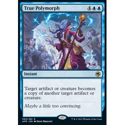 Magic löskort: Adventures in the Forgotten Realms: True Polymorph (Foil)