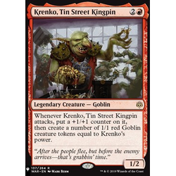 Magic löskort: The List: Krenko, Tin Street Kingpin