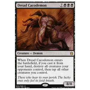 Magic löskort: Commander Anthology: Dread Cacodemon