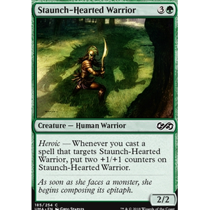 Magic löskort: Ultimate Masters: Staunch-Hearted Warrior (Foil)