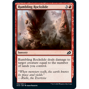 Magic löskort: Ikoria: Lair of Behemoths: Rumbling Rockslide