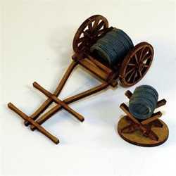 28mm Hand Drawn Water Cart and Jack
