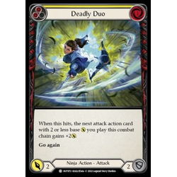 FaB Löskort: Outsiders: Deadly Duo (Yellow) (Rainbow Foil)