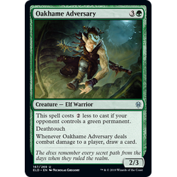 Magic löskort: Throne of Eldraine: Oakhame Adversary