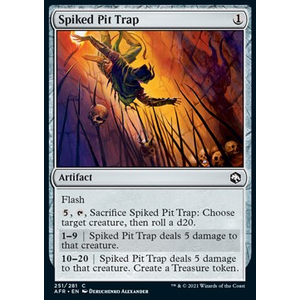 Magic löskort: Adventures in the Forgotten Realms: Spiked Pit Trap (Foil)