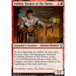 Magic löskort: Dominaria: Valduk, Keeper of the Flame