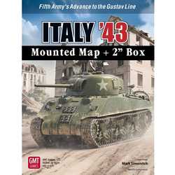 Italy '43: Mounted Map + 2" Box