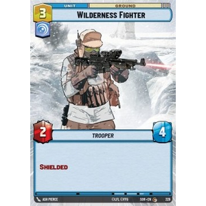 Star Wars: Unlimited Löskort: Spark of Rebellion: Wilderness Fighter (Hyperspace) (Foil)