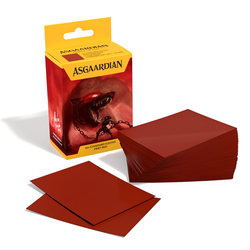 Card Sleeves Standard Fiery Red (104 in box) (Asgaardian)