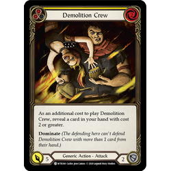FaB Löskort: Welcome to Rathe Unlimited: Demolition Crew (Yellow)