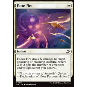 Magic löskort: Edge of Eternities: Focus Fire