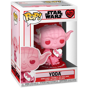 Yoda With Heart Valentines POP! Vinylfigur