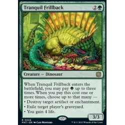 Magic löskort: March of the Machine: The Aftermath: Tranquil Frillback
