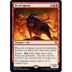 Magic löskort: Theros: Beyond Death: Ox of Agonas (Foil)