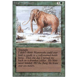 Magic löskort: Revised: War Mammoth