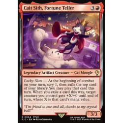 Magic löskort: Magic: The Gathering - FINAL FANTASY: Commander: Cait Sith, Fortune Teller